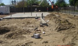 New building foundation